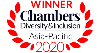 WINNER Chambers Diversity & Inclusion Asia-Pacific 2020